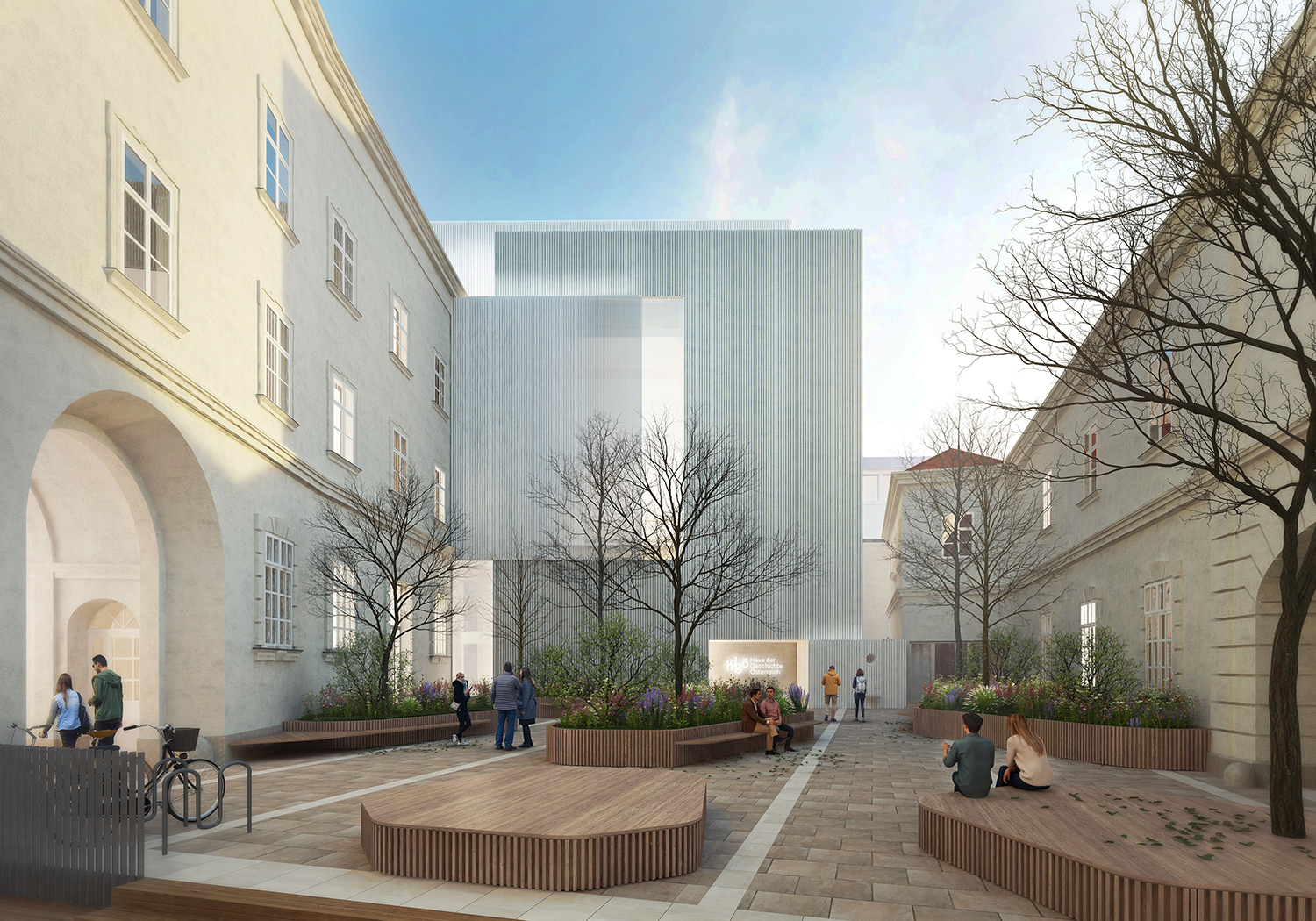 Architectural 3D render of a project by Hertl architekten